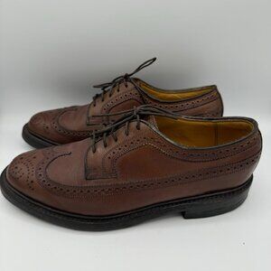 Vintage Florsheim Imperial Men's Brown Kenmoor Wingtip Oxford Shoes Size 6.5